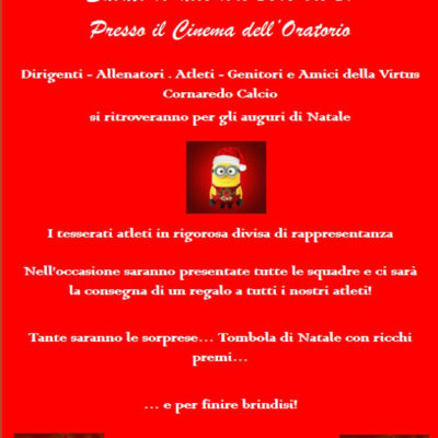 17 DICEMBRE 2016 – Festa VIRTUS