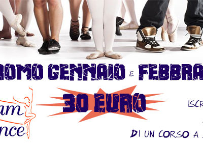 GENNAIO/FEBBRAIO 2017 – PROMO!