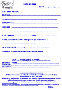 ISCRIZIONE
